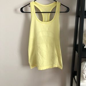 Yellow Lululemon Cool Tank